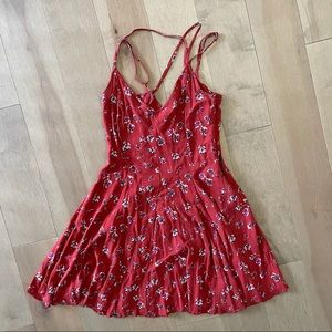 Orange Floral Sundress